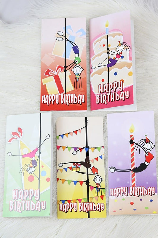 5 Pack Birthday Cards - birthday cards - Velvet Door