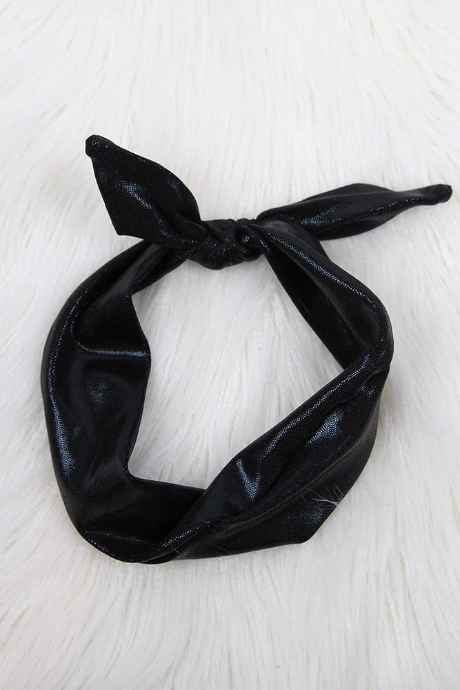 Black Sparkle Headband - headbands & scrunchies - Velvet Door