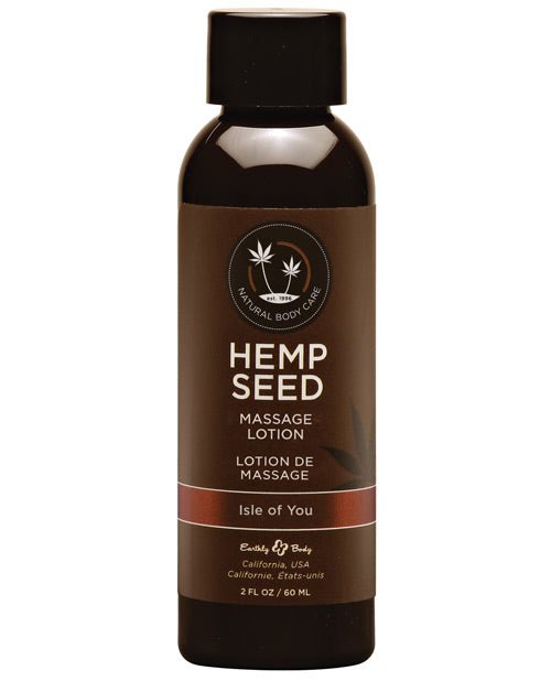 Earthly Body Hemp Seed Massage Lotion - wellness - Velvet Door