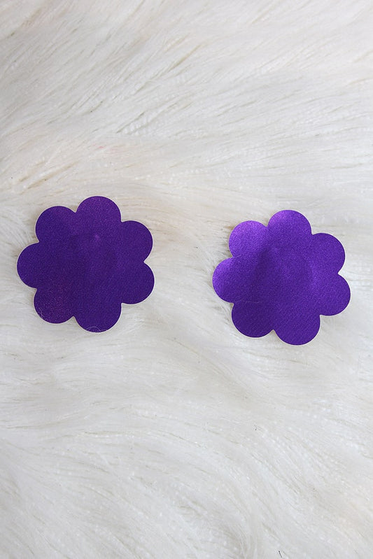 Flower Nipple Pasties Purple - pasties - Velvet Door