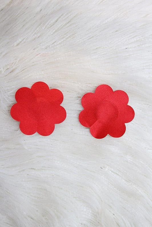 Flower Nipple Pasties Red - pasties - Velvet Door