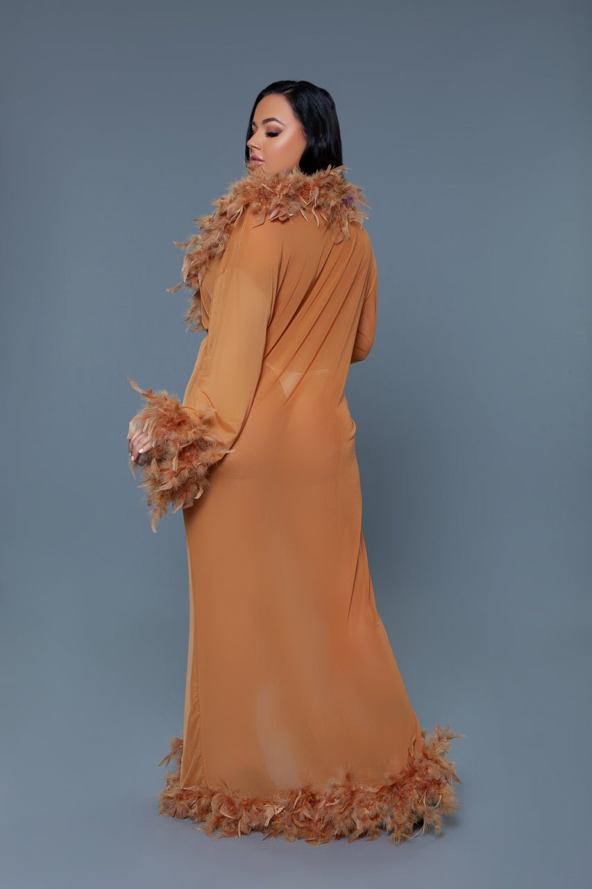 Glamour Robe - feather robes - Velvet Door