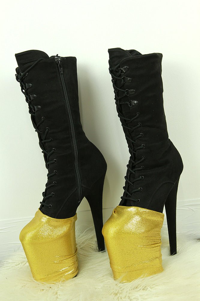 Gold Sparkle High Heel Shoe Protector - shoe protectors - Velvet Door