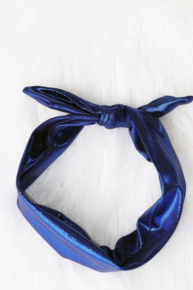 Navy Sparkle Headband - headbands & scrunchies - Velvet Door