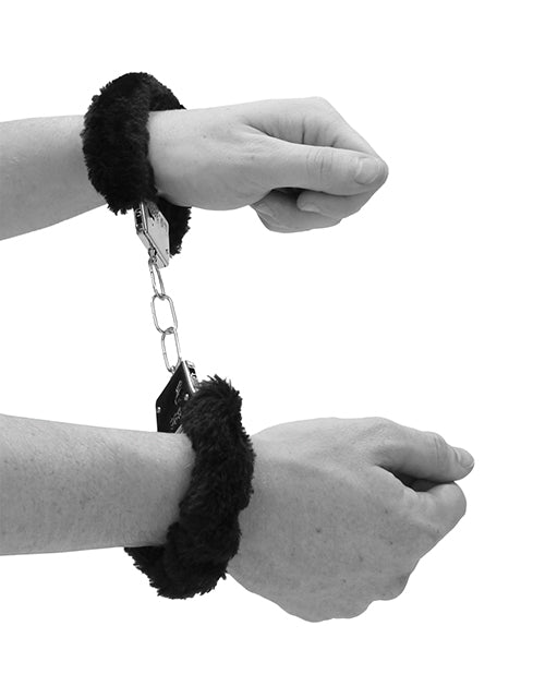 Passion's Embrace: Sensual Fur Cuffs - bondage - Velvet Door