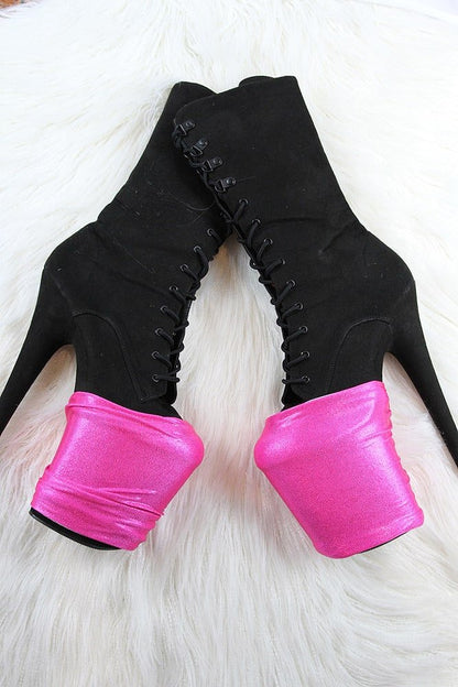Pink Sparkle High Heel Shoe Protector - shoe protectors - Velvet Door