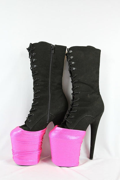Pink Sparkle High Heel Shoe Protector - shoe protectors - Velvet Door