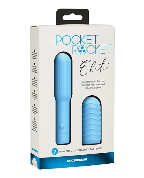Pocket Rocket Elite Rechargeable W/Removable Sleeve - toys - Velvet Door