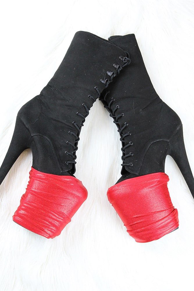 Red Sparkle High Heel Shoe Protector - shoe protectors - Velvet Door