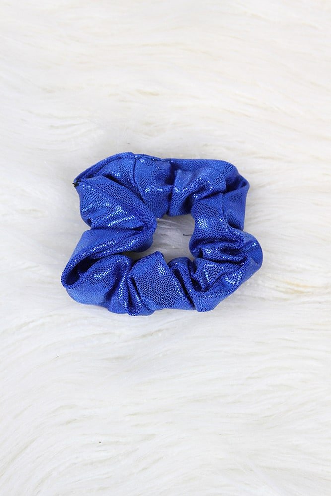 Royal Blue Sparkle Scrunchie - headbands & scrunchies - Velvet Door