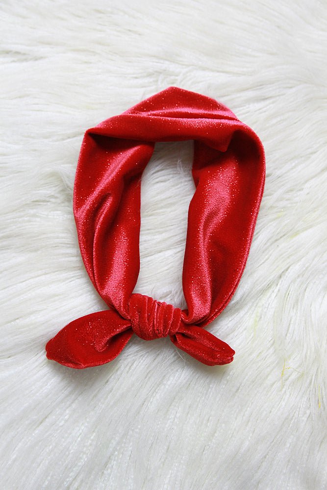 Velveteratti Headband Red - headbands & scrunchies - Velvet Door