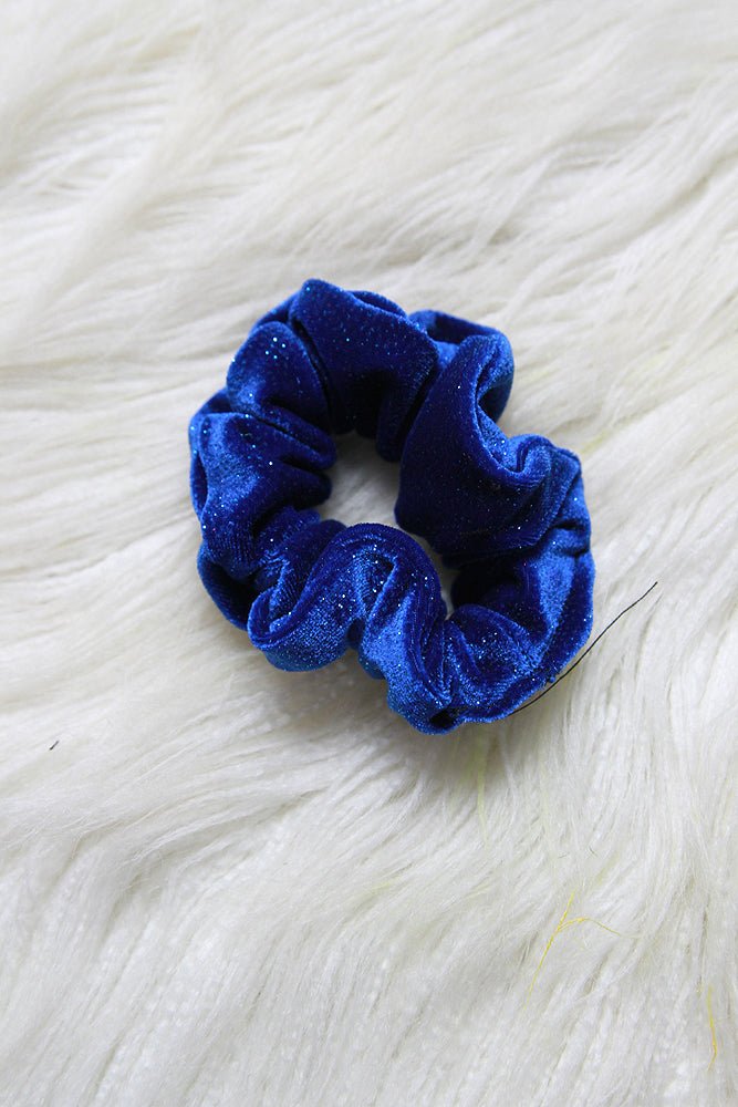 Velveteratti Scrunchie Sapphire - headbands & scrunchies - Velvet Door