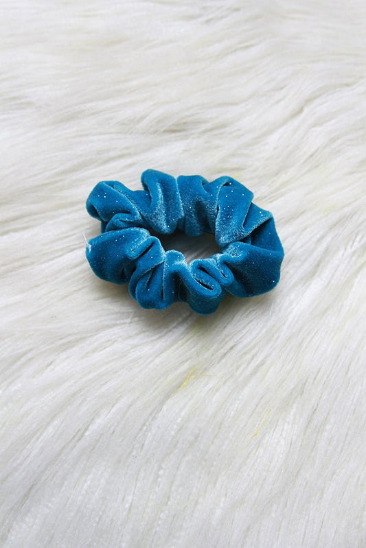 Velveteratti Scrunchie Turquoise - headbands & scrunchies - Velvet Door