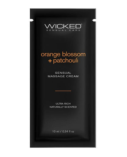 Wicked Sensual Care Orange Blossom & Patchouli Massage Cream - massage creams & lotions - Velvet Door